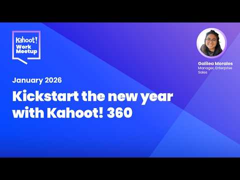 Kickstart the new year with Kahoot! 360 | Kahoot! WorkMeetup