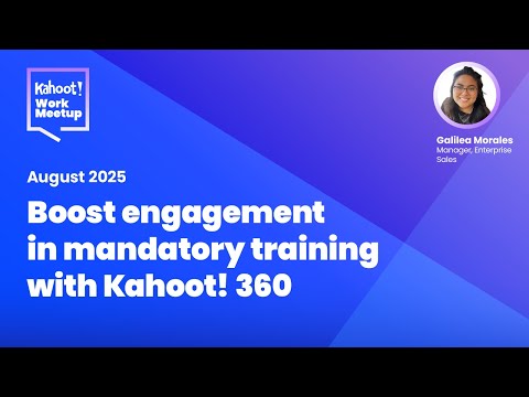Boost engagement in mandatory training with Kahoot! 360 | Kahoot! WorkMeetup