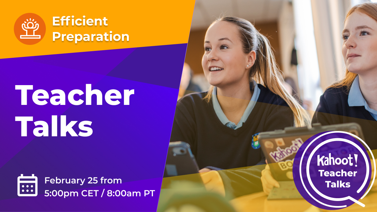 Teacher Talks webinar: Efficient Preparation