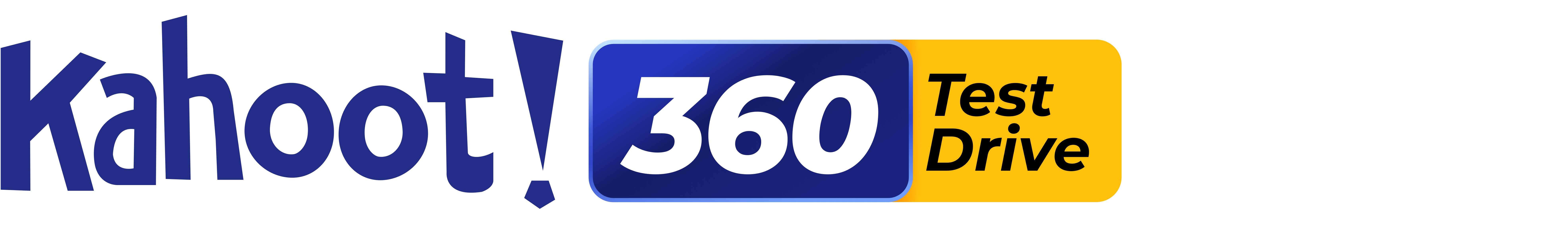 A horizontal banner featuring the dark blue Kahoot! logo on the left, followed by the number 