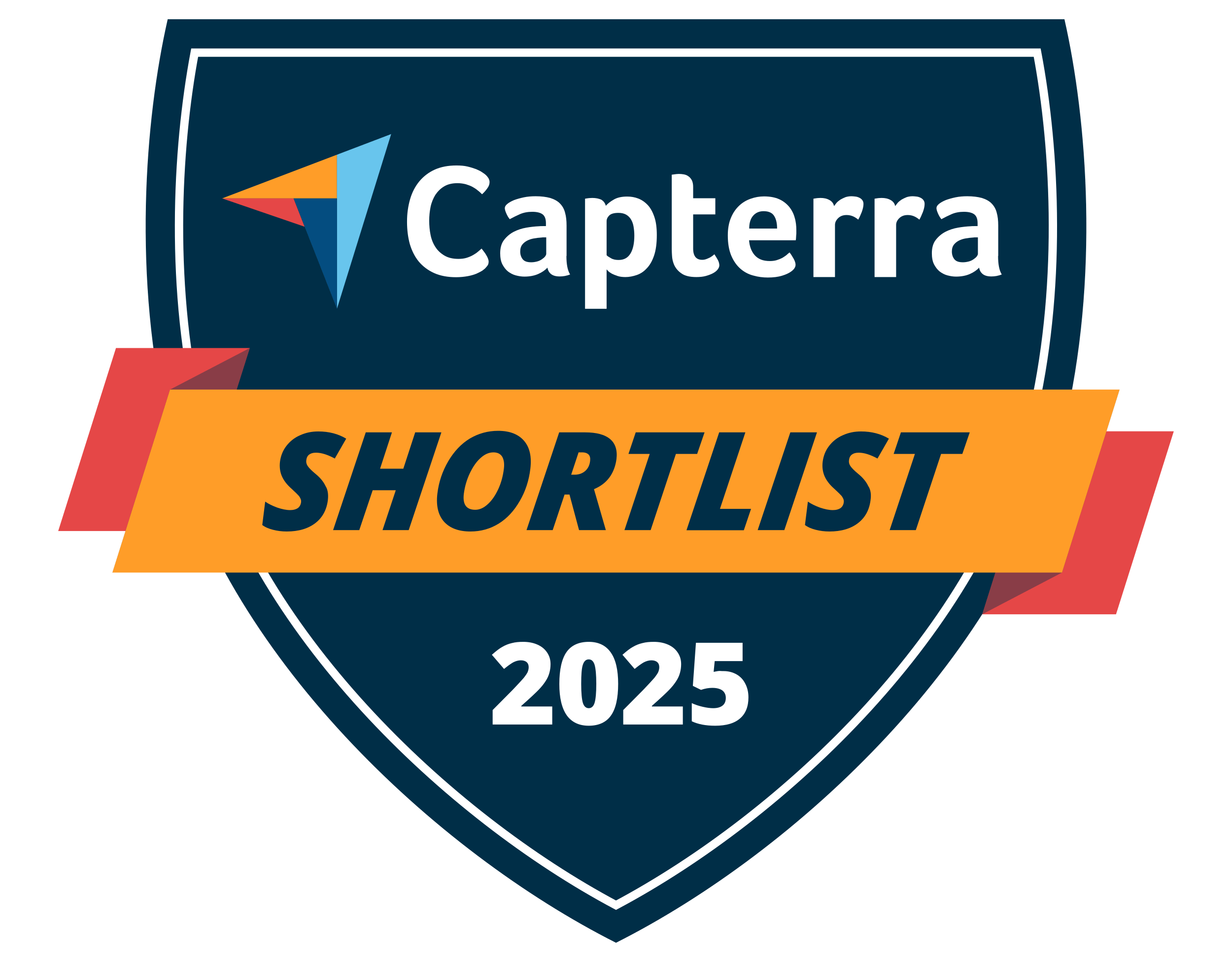Capterra Shortlist badge