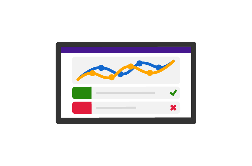 Illustration of a line graph