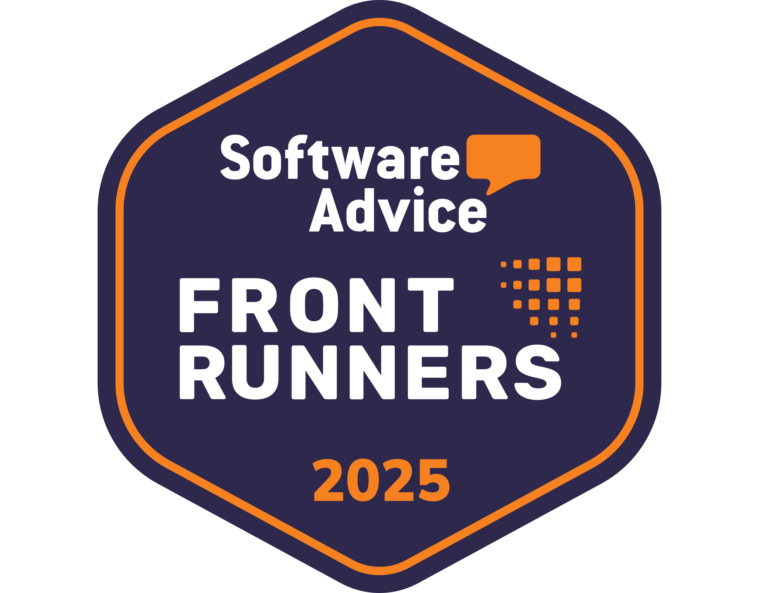 Software Advice Front Runners badge