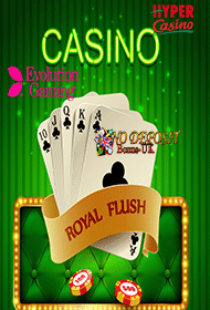 Hyper Casino Evolution Gaming No Deposit Bonus gamblesites.net